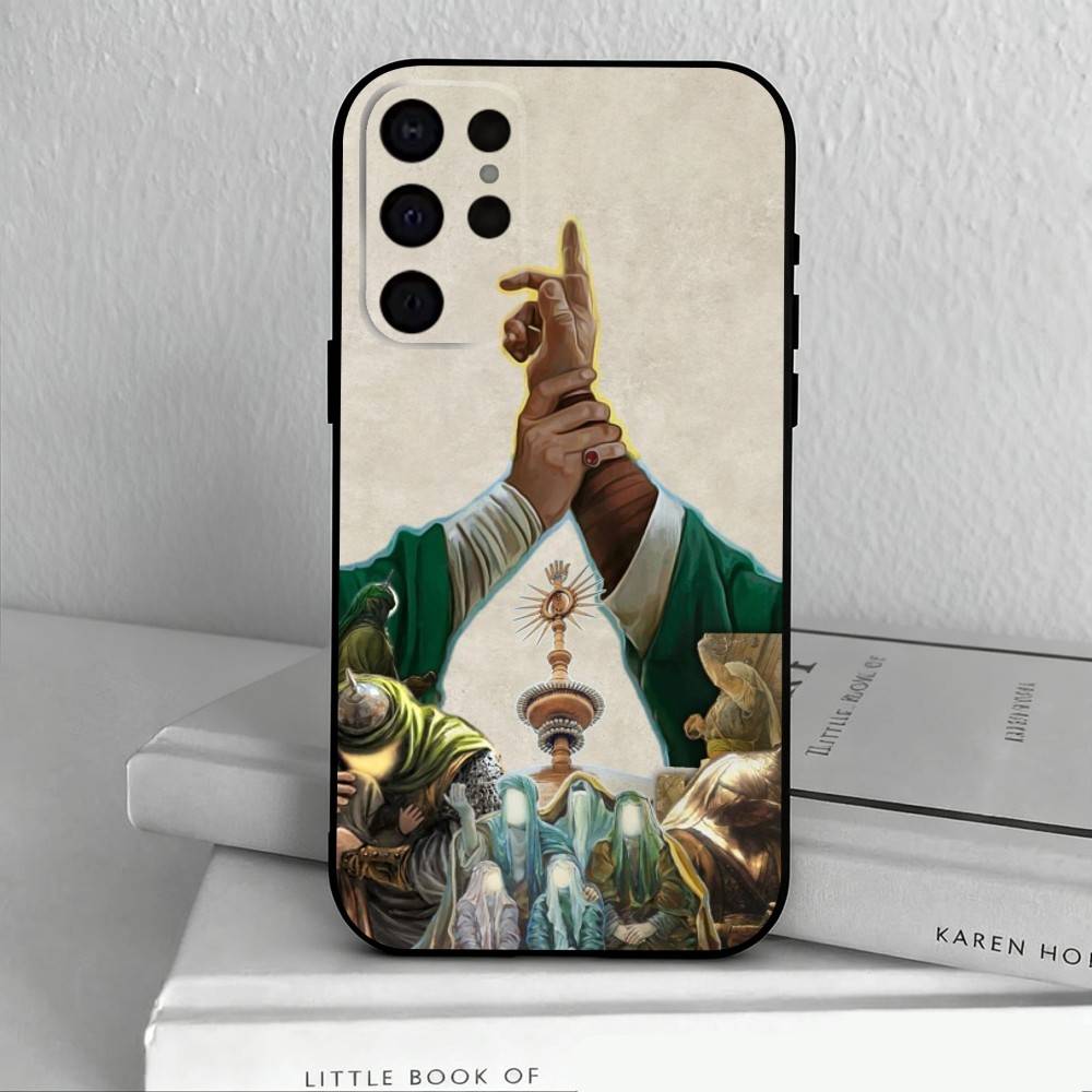 I-Imam Hussain S-Shia Ali-I  Phone Case For Samsung S25,S24,S21,S22,S23,S30,Ultra,S20,Plus,Others Soft Black Cover