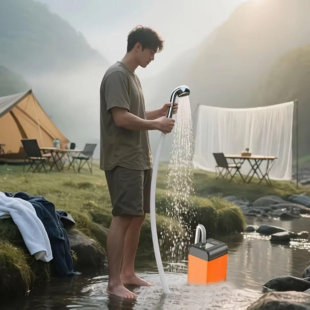 Long Battery Life Portable Shower Rechargeable Water Pump  Garden