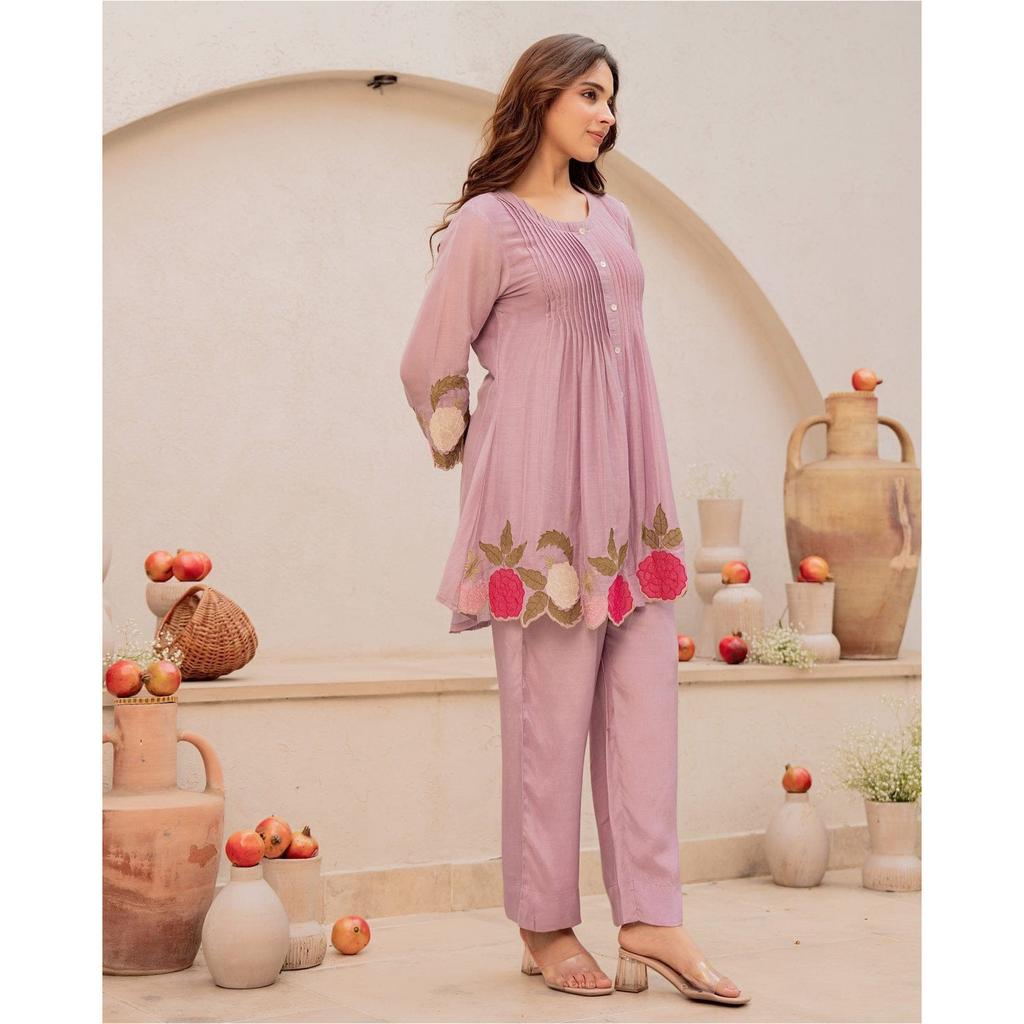 Indian Bollywood Party Wear Kurti Cord Set Women Designer Ethnic Kurta Pant Set