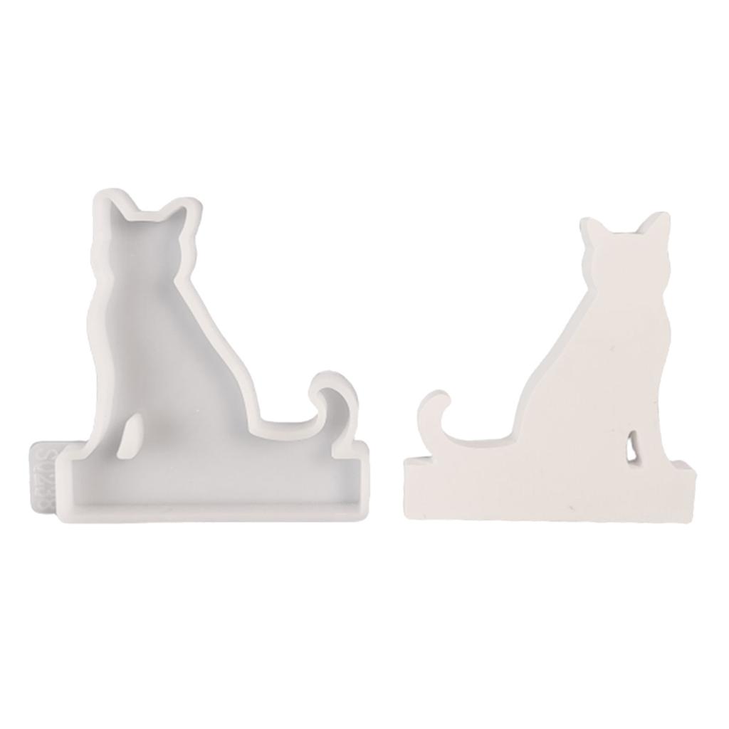 Cat Resin Molds Dog Silicones Molds for Making Tealight Holder Decorations Holiday Gift Room Decorations DIY Craft