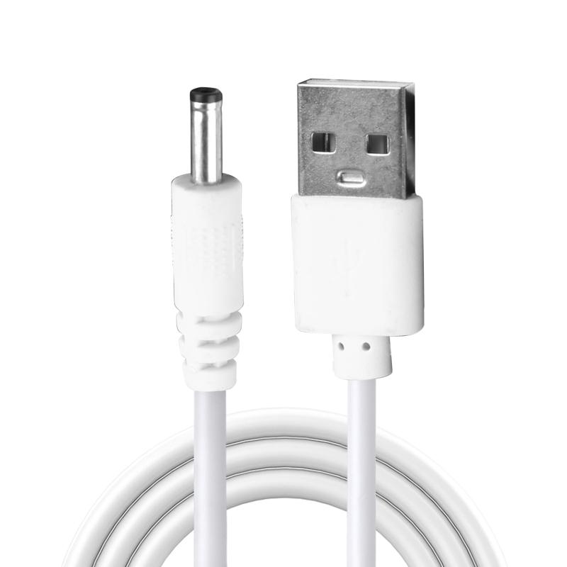 Power Cable USB To DC 3.5 X 1.35mm Straight Jack Charger Adapter Connector Cable for Router TV Box Table Lamp