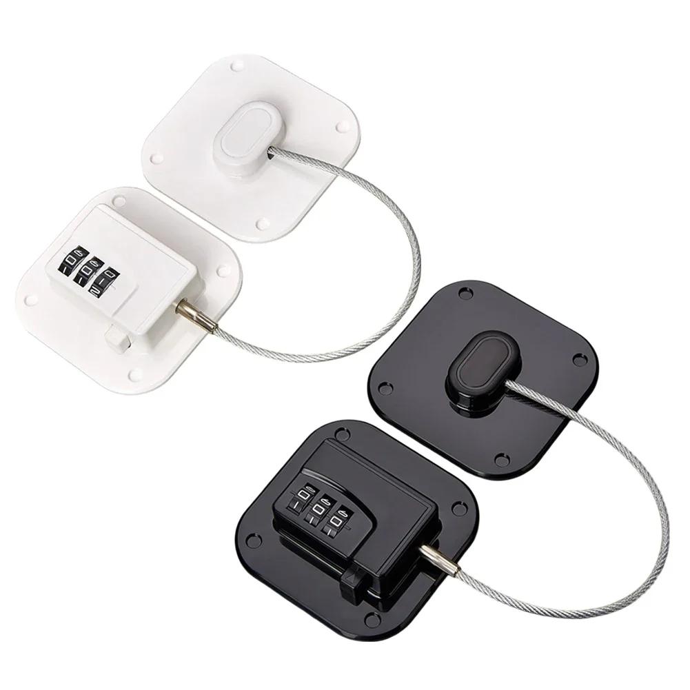 1 ADET Çocuk Güvenlik Kilidi Şifreli Kilit Bebek Güvenliği Buzdolabı Kilidi Anahtarlı Şifreli Kilit Güvenlik Dolap Kilitleri Ev Pencere Kilidi