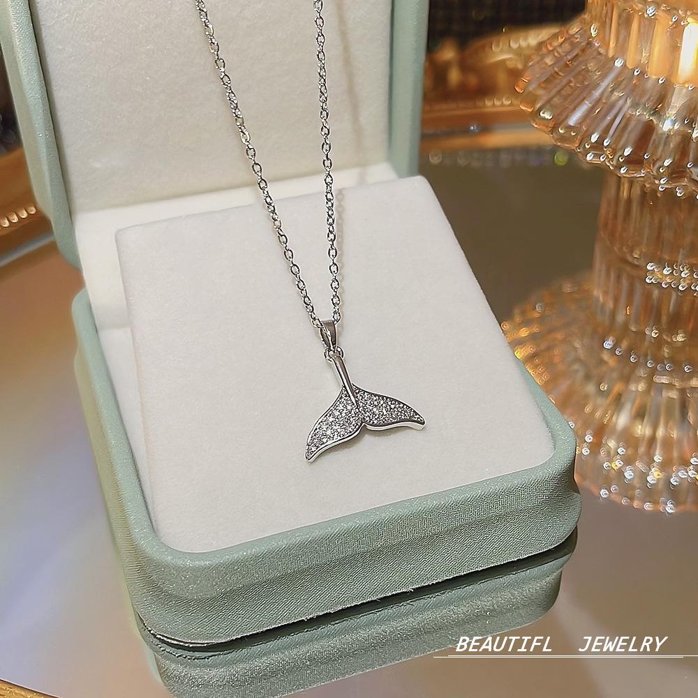 Korea's Best-Selling Clavicle Pendant Necklace - Super Fairy Titanium Steel Jewelry for Women