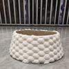 Foldable Christmas Tree Skirt Round Xmas Tree Base Decor Fashion Tree Bottom Decoration  Office