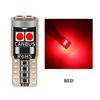 10Pcs T10 W5W 6SMD 3030 Super Bright LED Canbus No Error Car Interior Reading Dome Lights Auto Parking Lamp Wedg