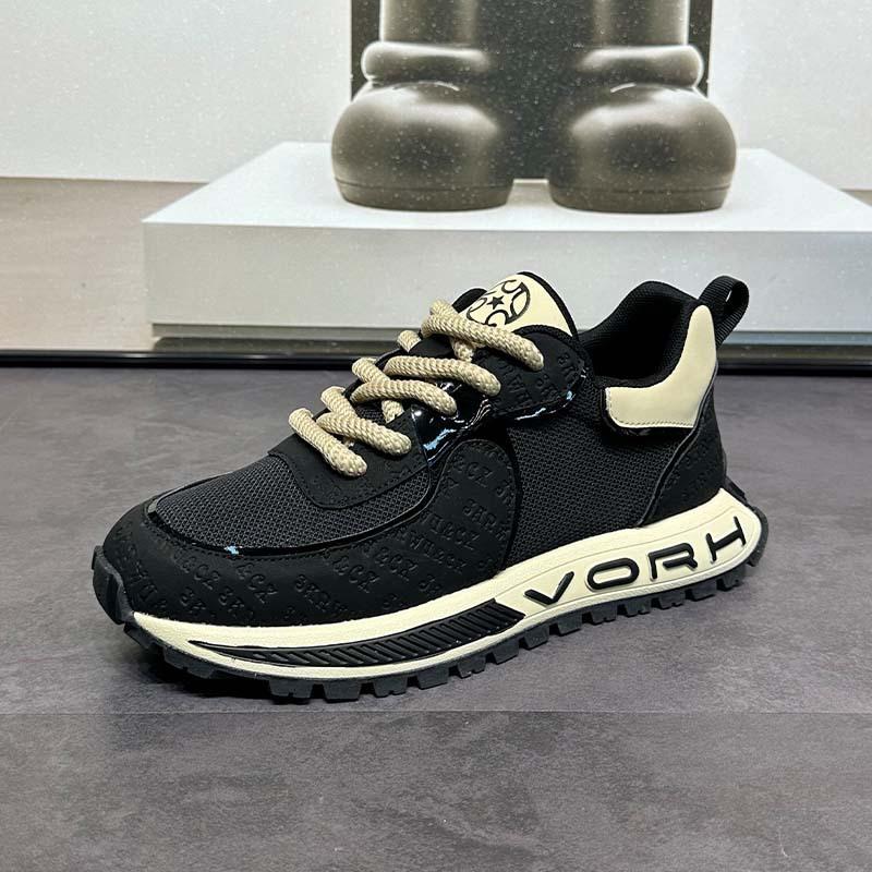 

Low-top printed dad shoes new comfortable breathable single mesh soft sole casual 38 leather shoe size