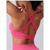Women's High Impact Buttery Soft Sports Bra High Stretch Shockproof Racerback Yoga Tank Top Gym Running Fitness Athletic Underwear