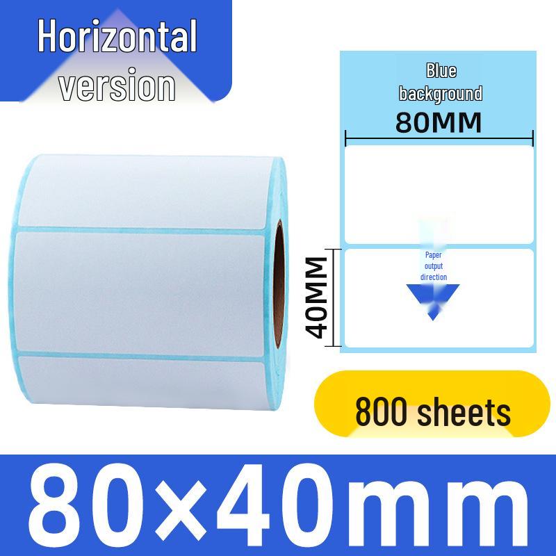 Durable 100x100 Self-Adhesive Thermal Label Paper for Supermarket Barcodes & Express Waybills