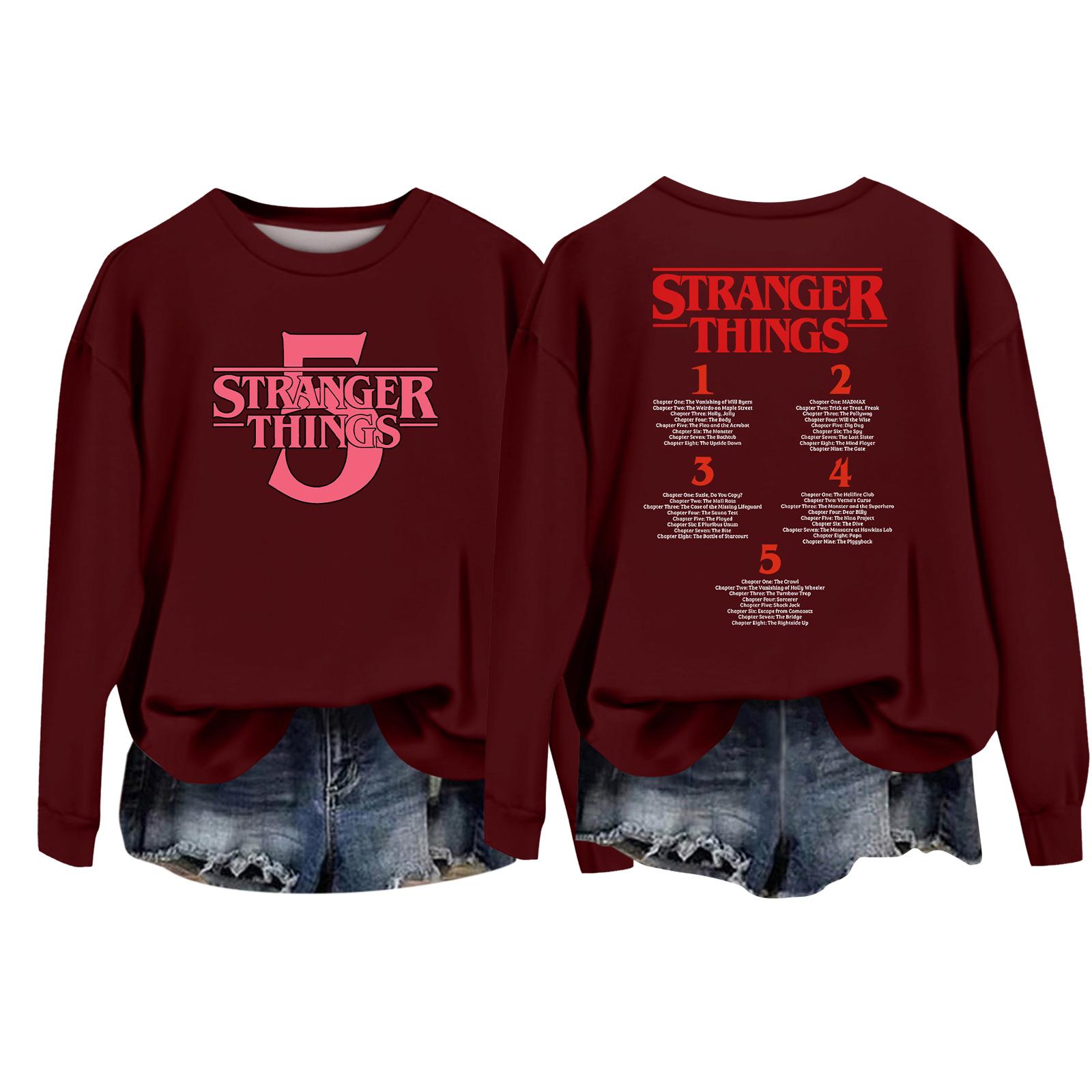 

Женский повседневный пуловер с круглым вырезом и длинным рукавом с принтом ко Дню святого Валентина S