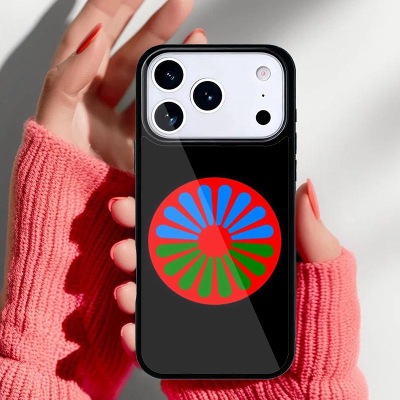 Gypsy Romani Roma Flag Print Phone Case for iPhone 17 16 15 14 13 Pro Max Back Cover for 12 11 Pro Coque
