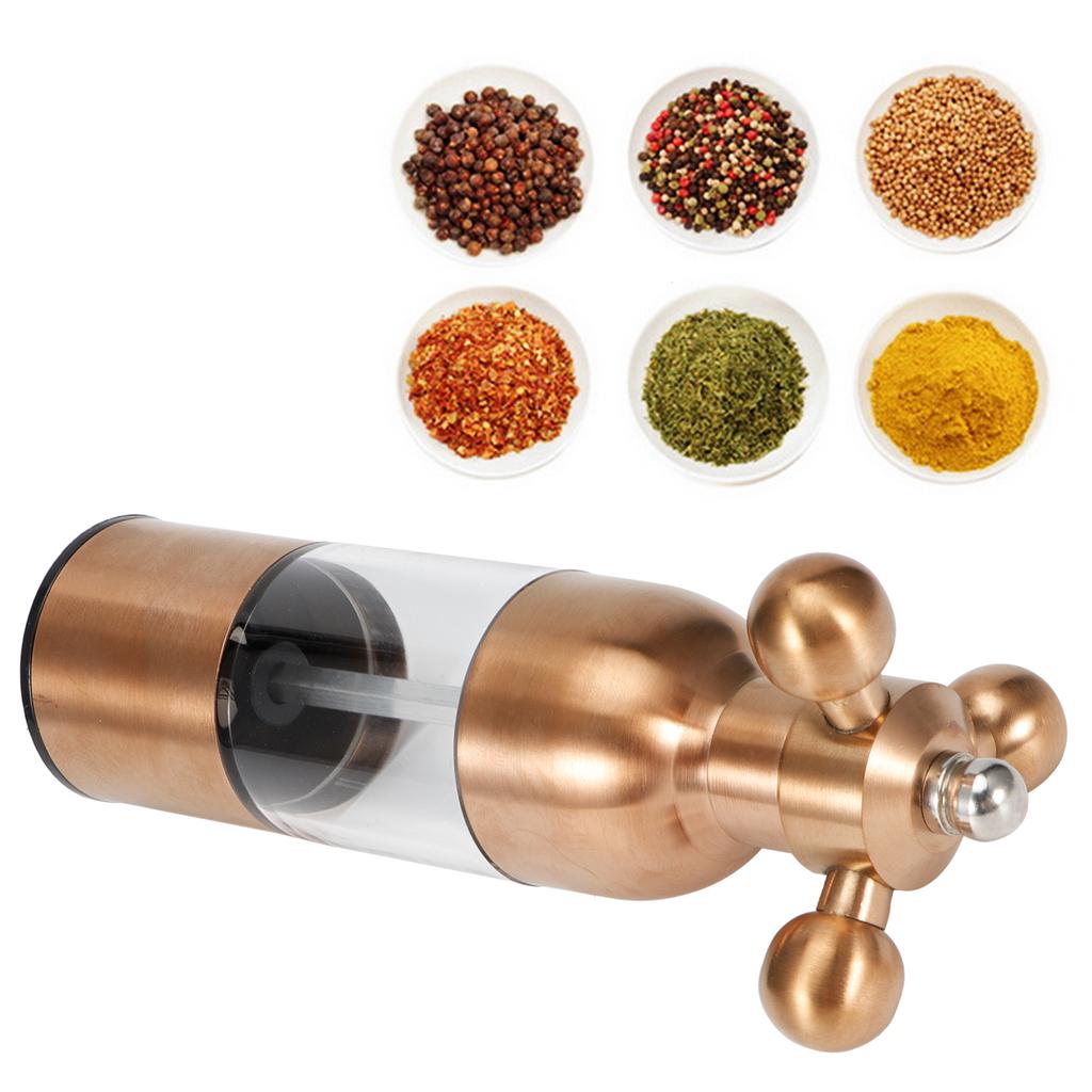 Młynek do Pieprzu Soli Przypraw Ze Stali Nierdzewnej Przyprawy Mielenie Narzędzie Kuchenne do Gotowania Różowe Złoto