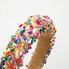 Fashionable New Hairband Accessory - Colorful Gemstone Hairband for Pressing Hair
