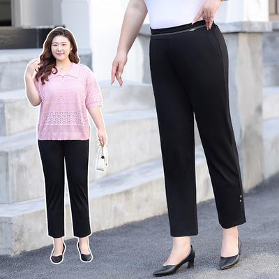 Women's Casual Pants Women's Spring and Autumn Permed Diamond High-waist Slimming Women's Pants