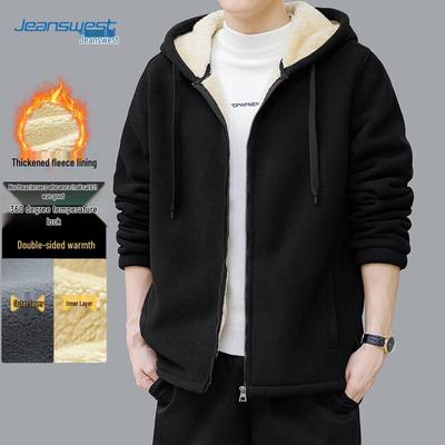 JEANSWEST Herren Herbst/Winter Kapuzen-Fleecejacke