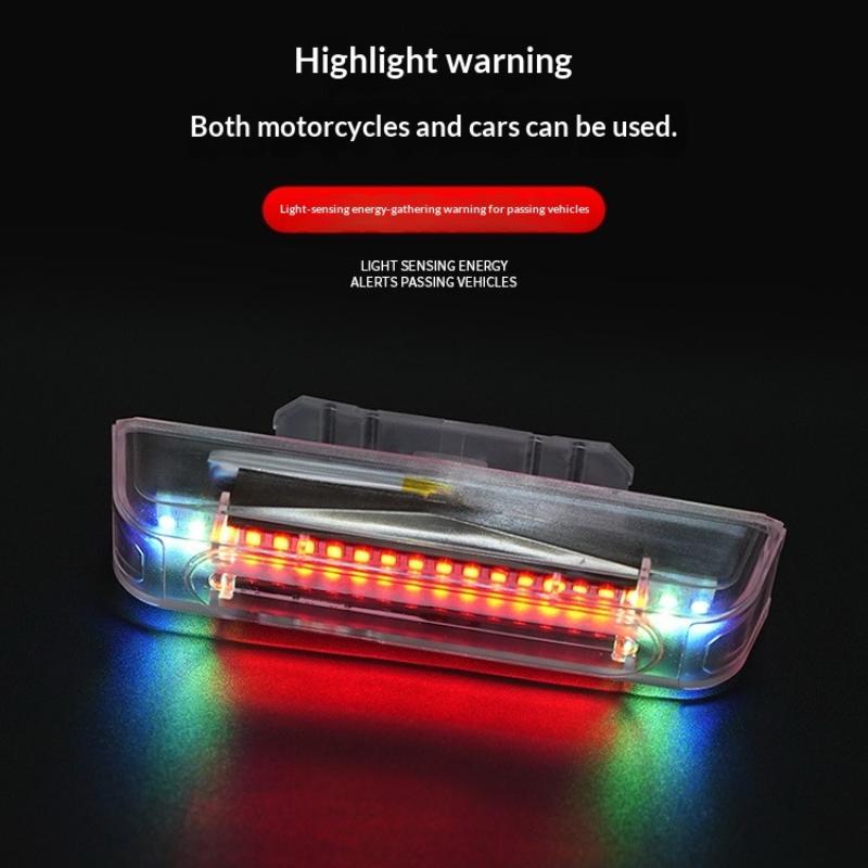 Solar Strobe Light Solar Led Tail Warning Lights Flash Lights Vehicle Strobe Lights Waterproof Anti Collision Lights For Trucks
