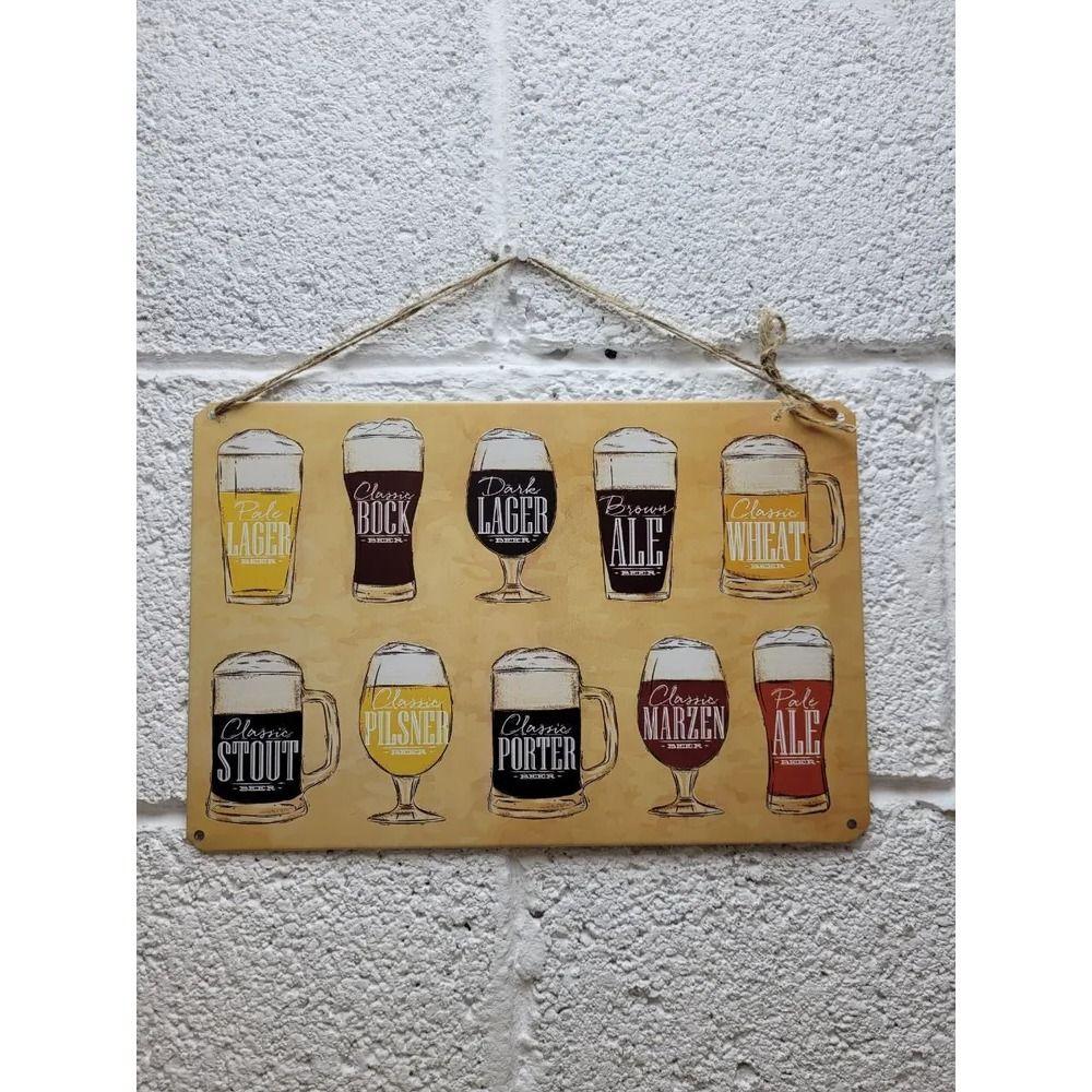 

Tin Sign Retro Wall Art Decor 20x30cm Black Metal Poster