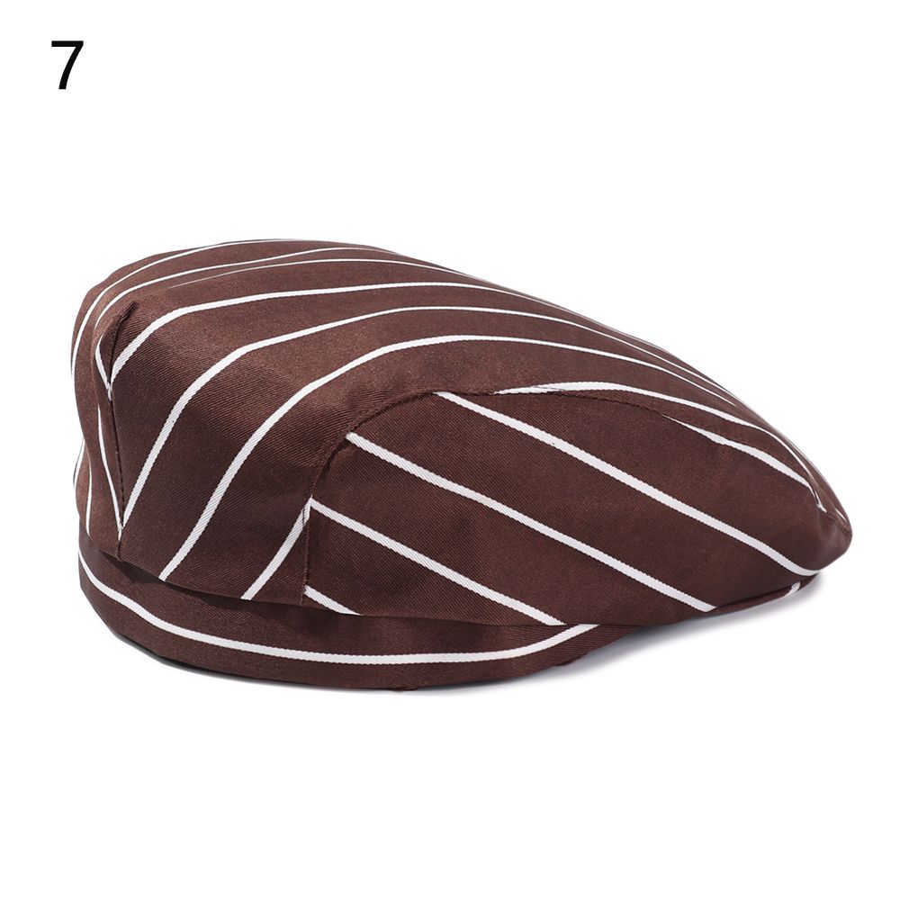 Hotel Bakey Cafe Cotton Chef Berets Mesh Patchwork Work Wear Hats Waiter Caps