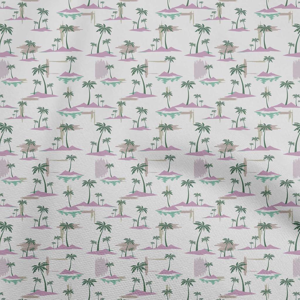 oneOone Cotton Flex Light Green Fabric Travel Craft Projects Decor Fabric Printed By The Yard 40 Inch