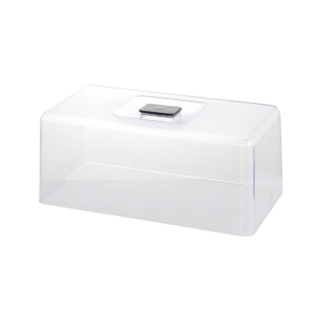 Dulton Countertop Bakery Case a Transparent Bread Case for Dried and Perfect for Kitchen Expandable Size for Visible M-0863, Bread, Goods, Fruit,