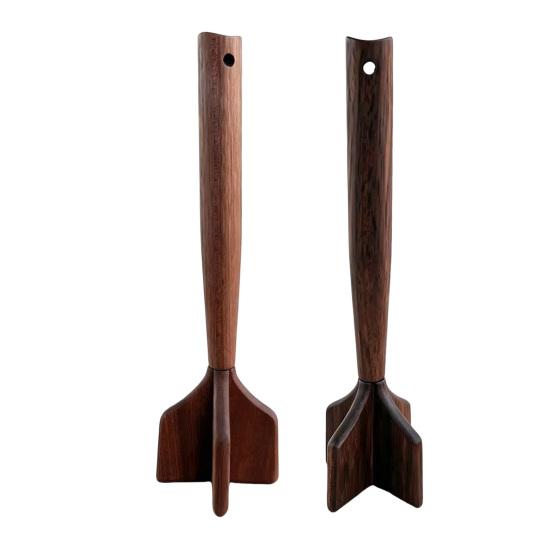Wooden Meat Masher Potato Crusher Heavy-Duty Mincing Tool for Ground Meat