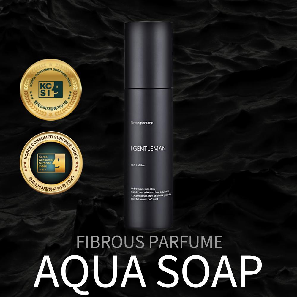 

IGENTLEMAN Корейская тканевая ткань, парфюмерный спрей для комнаты, дезодорант для мужчин, 100 мл, аква-мыло