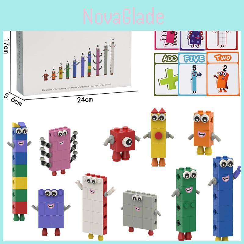 Numberblocks Kostky S Plastovými Dílky Pro Kutilské Párty Hry A Dětské Hraní