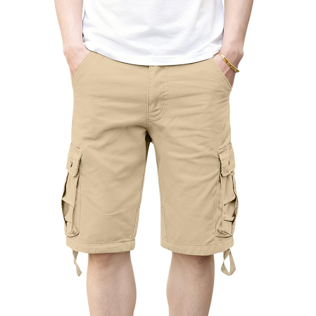 Men's Casual Workwear Multi-Pocket Shorts