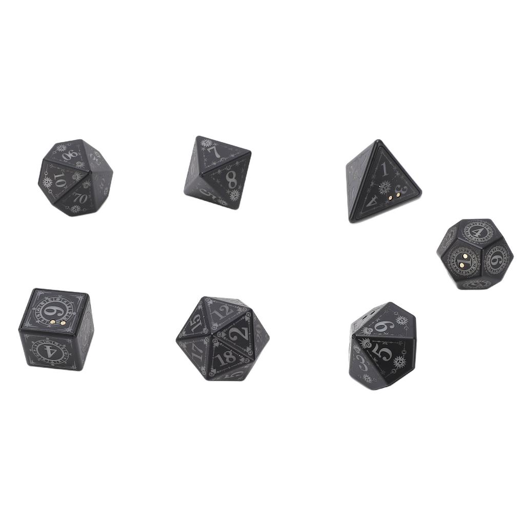 Glowing LED Dice Set Rechargeable Auto Lights Up When Rolling for Role Playing Game with Charging Box