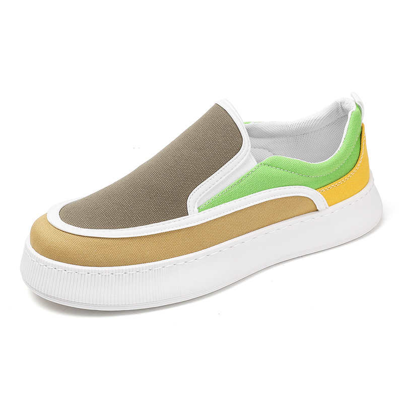 Fashion Soft Sole Appearance Increases Woman Shoes Yellow Casual Green Sneakers Ladies Skatista Tennis Sport Famous Brand Shoose