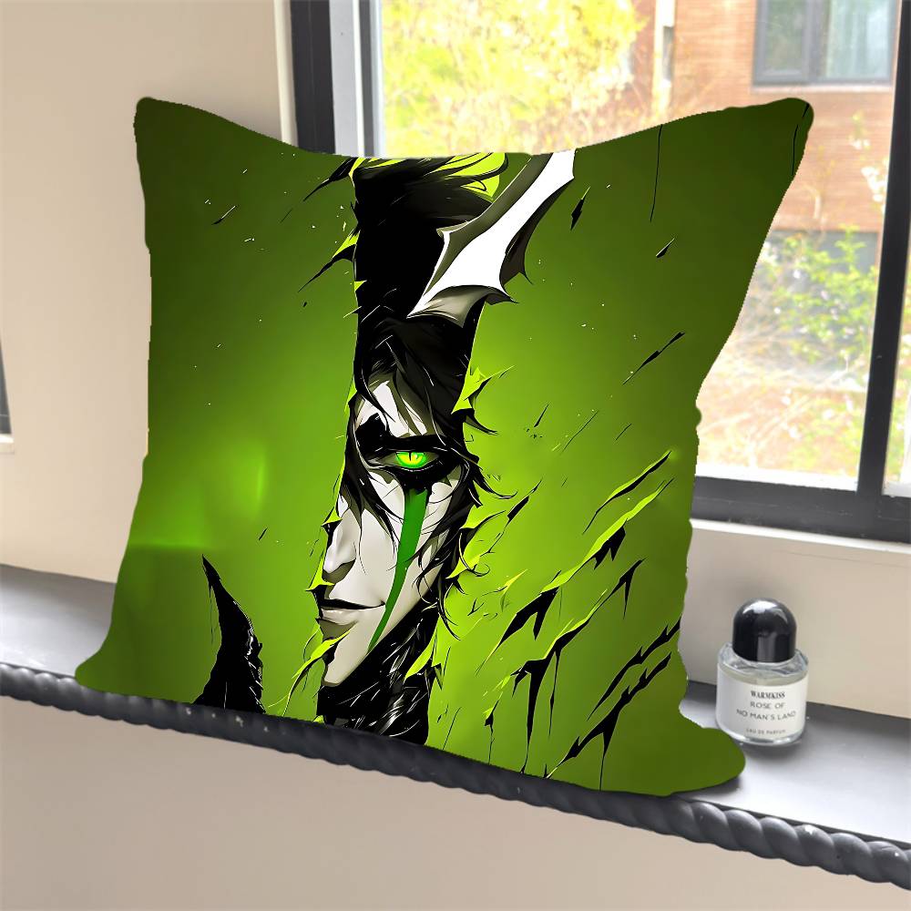 1PC A-Anime B-Bleach Character  Pillow Case Square  Bedroom Sofa Leisure Comfort Cushion Car Home Decoration Pillowcase 40x40
