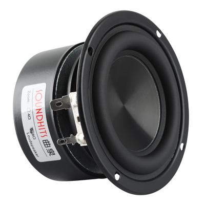 25W 4-8 Ohm 3 Inch Subwoofer Subwoofer Fever HIFI Metal Ceramic Aluminum Basin Home Audio Amplifier Speaker