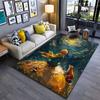 Little Prince and Fox Carpet Suitable As a Non-slip Mat for the Living Room or Bedroom Sofa