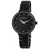 Montre - EXCELLANC - EX351 - Femme - Boîtier 36 Mm Noir - Bracelet Métal Maillons 14 Mm