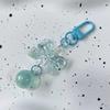Sea Theme Cat Claw Phone Charm Y2K Star Bead Phone Keychain Sweet Cat Claw Pendant  Earphone
