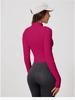 Women's Stand-Collar Windproof Yoga Jacket - Warm, Nude Feel, Long-Sleeve for Outdoor Running & Fitness