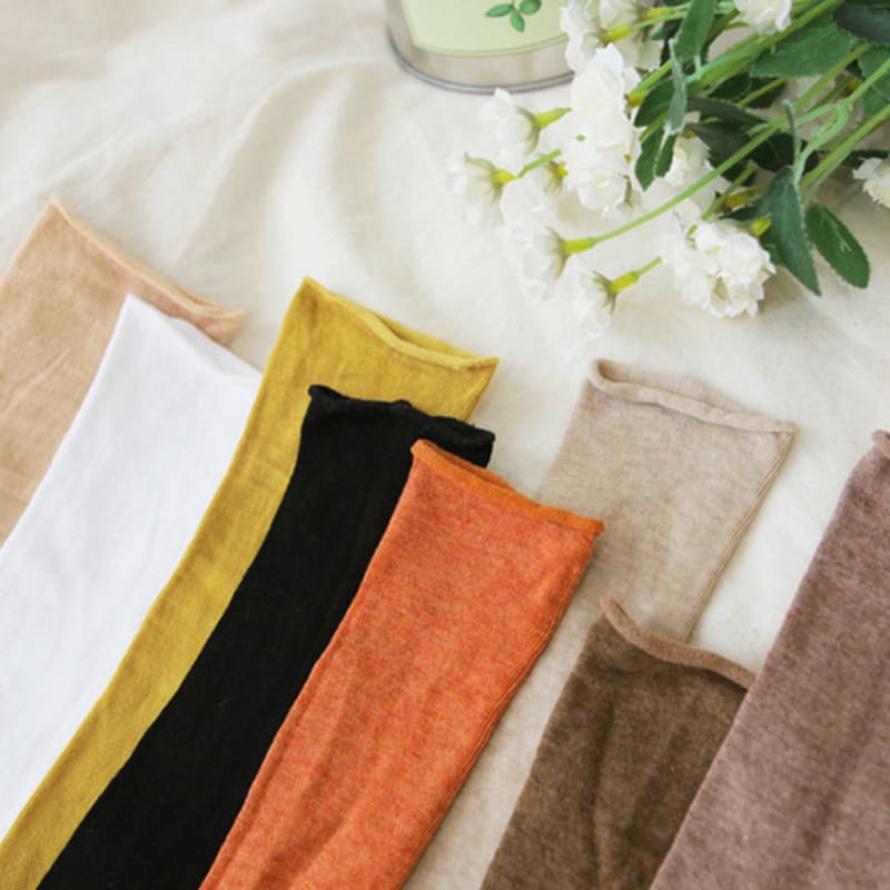 Biarritz Socks Candy Roll Daily Soft Crew Socks 8 Colors