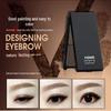 NOVO Dual-Color Eyebrow Powder: Waterproof, Sweatproof, Non-Smudging, Long-Lasting, Natural Look - Perfect for Beginners and Students.