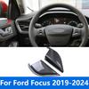 Autozubehör für Ford Focus - 2024 Kohlefaser Innenraum Fenster A-Säule Dreieck Sound Audio Lautsprecherabdeckung Zierleiste