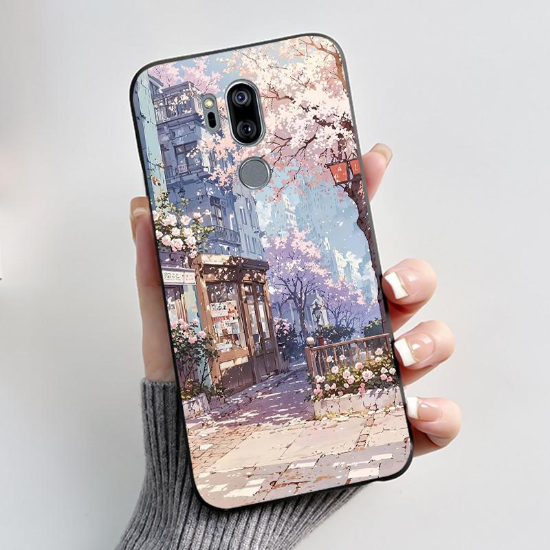 Casing For LG G7 ThinQ Case G710EM Luxury Dragon Cute Cool Boys Girls Soft TPU Black Silicone Matte Bumper LG G7ThinQ Back Cover
