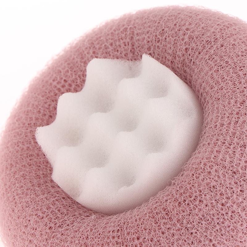 3D Honeycomb Sunflower Bath Towel Scrub Bath Massage Bath Ball With Sucker Bathing Brush Back Rub Mud Bath Sponge Exfoliate