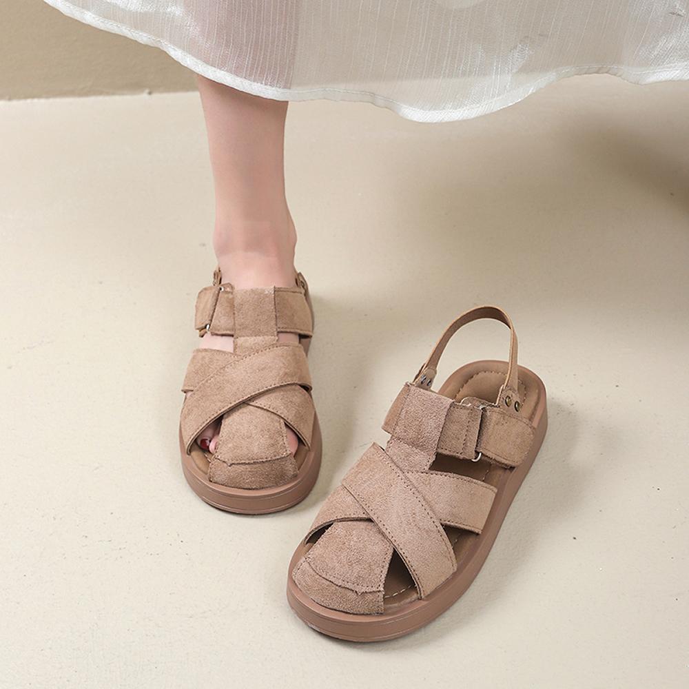 

Нове жіноче взуття Босоніжки На плоскому каблуці Кросівки повсякденні Гладіатори Лофери на босоніж Сліпони Літо Весна Зручно в акції 35 хакі