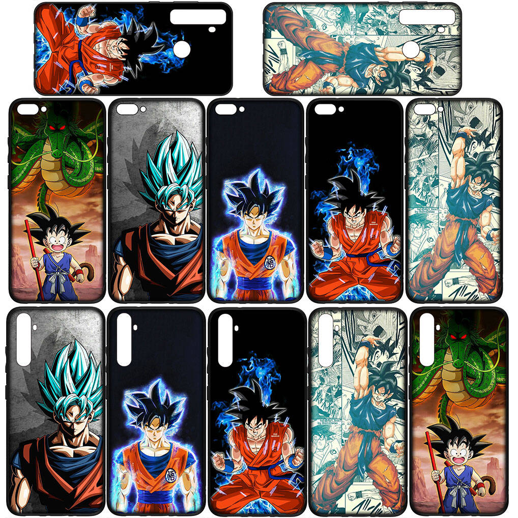 for Samsung Galaxy S25 S24 S23 S22 Ultra FE Plus A17 A37 A57 A56 A55 A06 A16 A15 A36 A26 A35 A05 A25 A54 A34 Phone Case Anime Dragon Ball Goku Cover