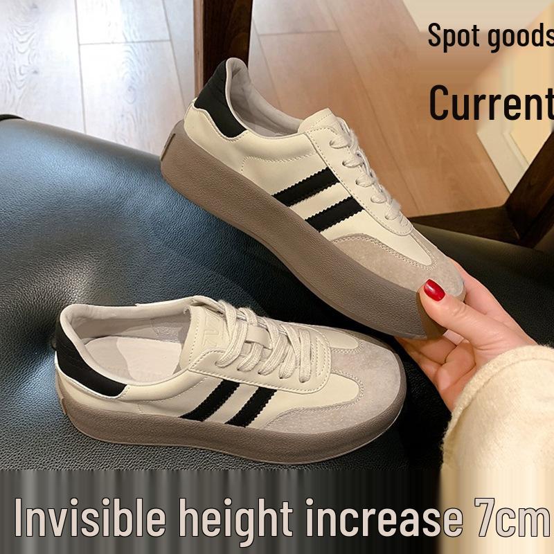 

Women s 2024 Thick-Soled White Casual Sneakers for Spring/Autumn Size 37