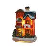 Christmas Village LED Lighted Village Houses,Christmas Village Collection Indoor Room Decor Collectible Buildings