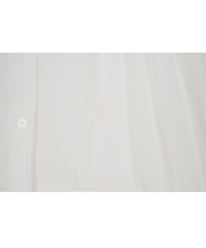 High School Disco Shirred Shirt Dress