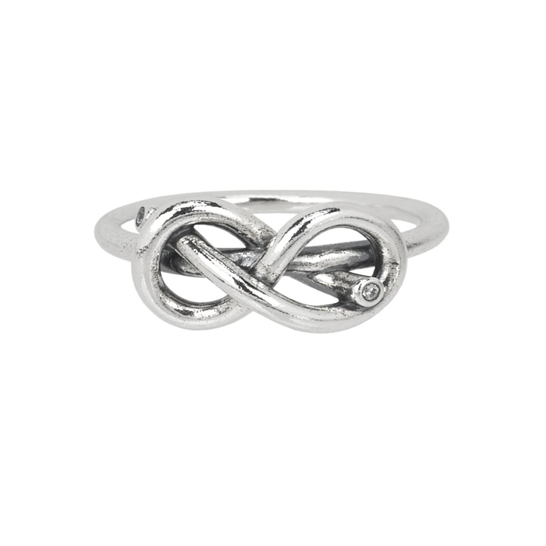

Pandora Original Design 925 Silver Ring Couple Unisex rings Multicolor 193759C01 Box,48,Silver