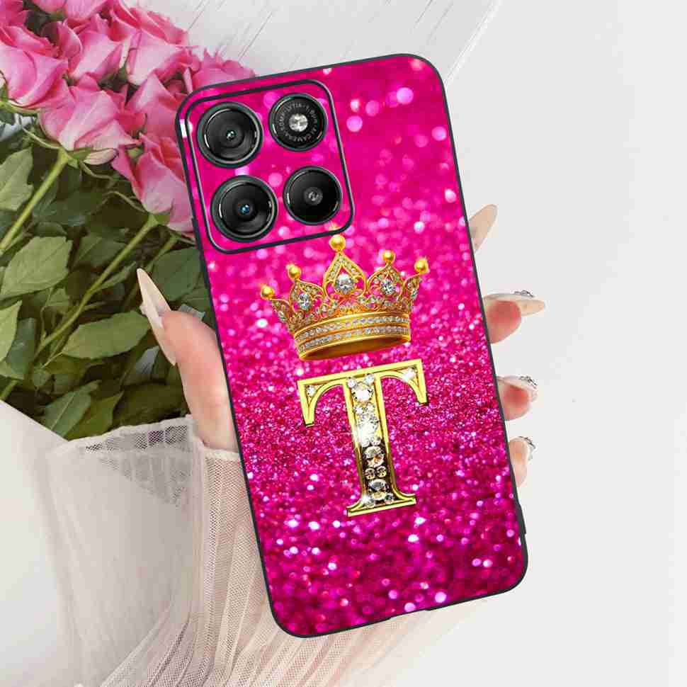 For Motorola Moto G67 Power Case Couple 26 Letters Cover Soft Silicone Phone Cases For Moto G 67 G67 Power Bumper