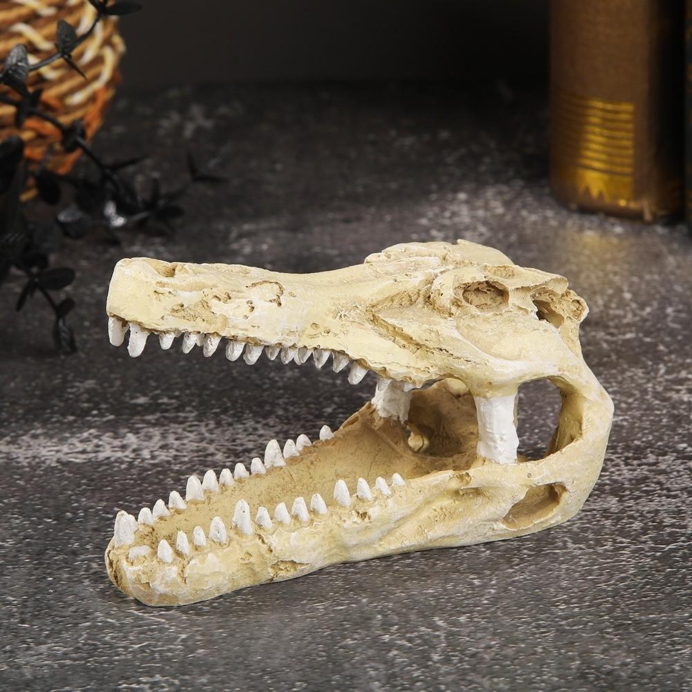 Kreative 3D-Schädel-Reptilienhöhle Ausgeschnittenes Reptilien-Kletterunterschlupf Aquarien-Enthusiasten