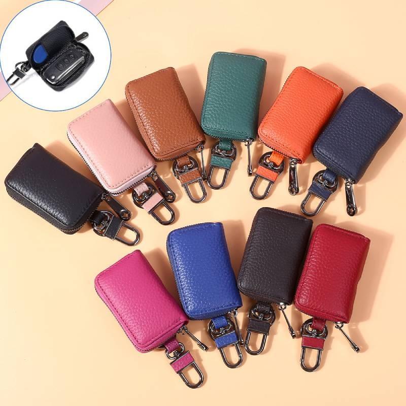 Bolsa de Couro Genuíno da Moda para Homens e Mulheres Acessório Leve e Durável em Várias Cores