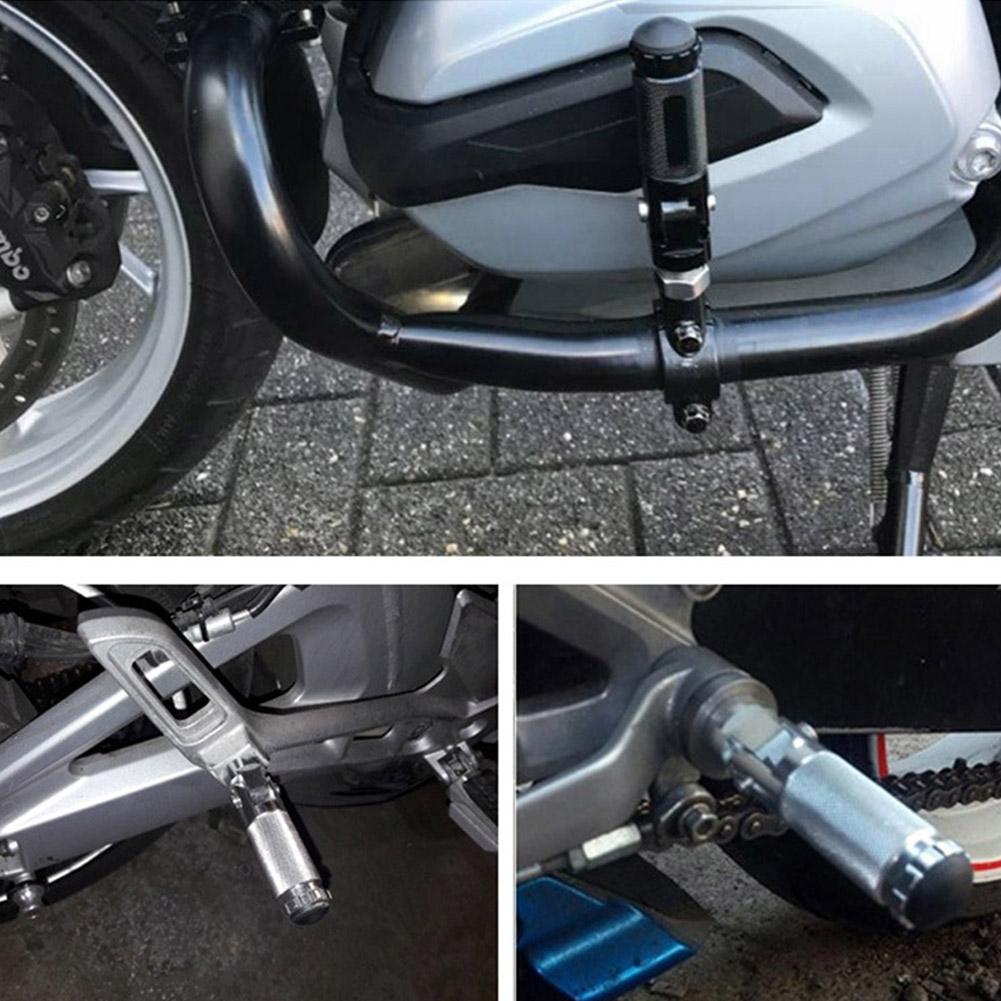 Frepose Pieds Moto Motorrad Fußrasten CNC Aluminium Motorrad Universal Klapp Fußstützen Fußrasten Premium Hinten Fuß Pedale